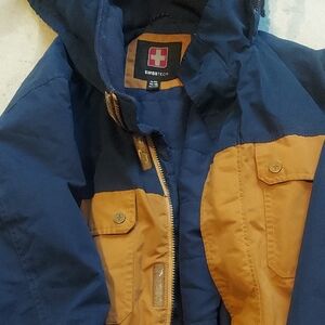 Swiss Tech Navy and Mustard Jacket